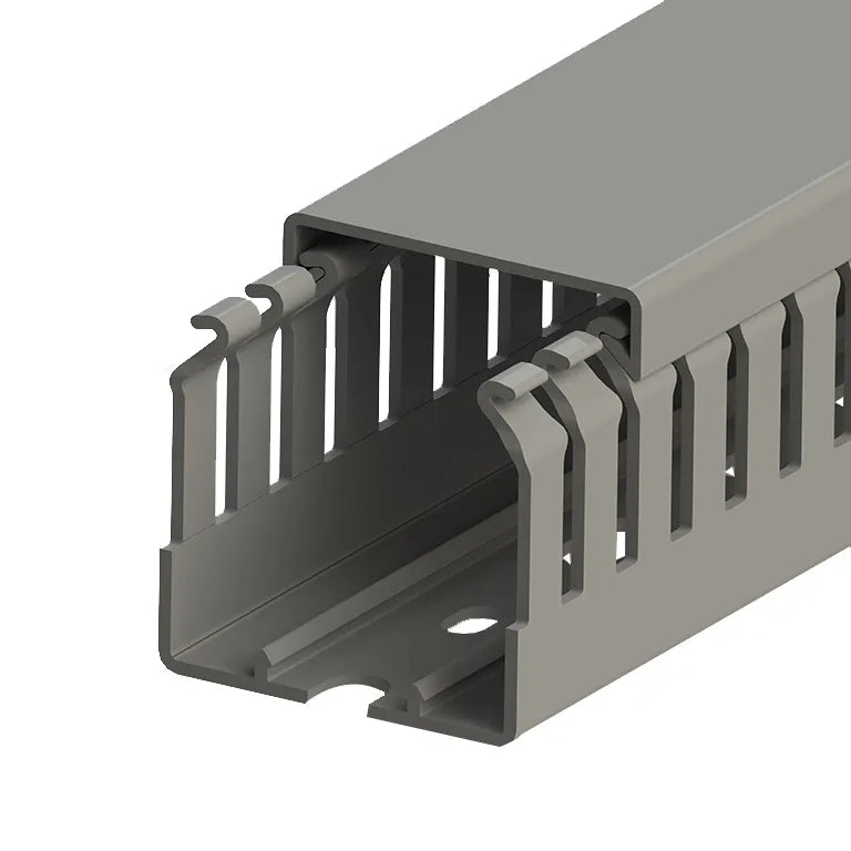 Kabelkanal PVC slitsad 40 x 40 mm