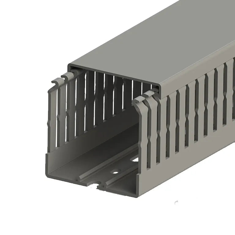 Kabelkanal PVC slitsad 60 x 60 mm