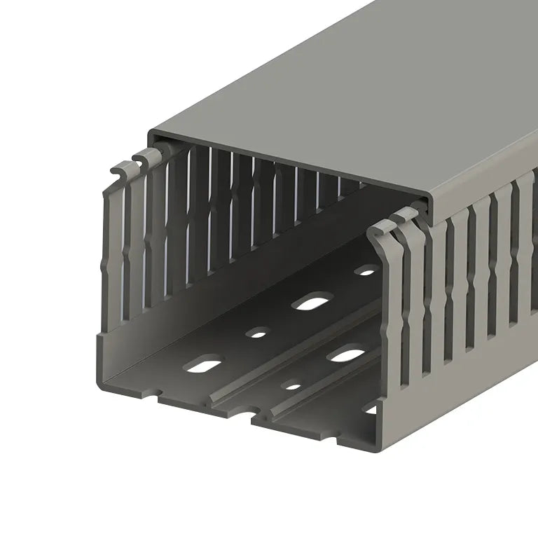 Kabelkanal PVC slitsad 80 x 60 mm