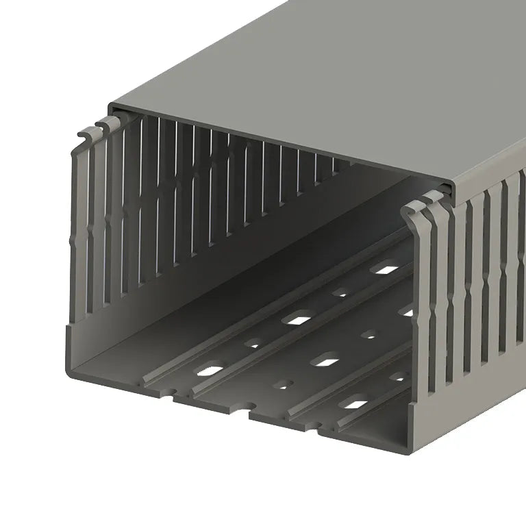 Kabelkanal PVC slitsad 120 x 80 mm