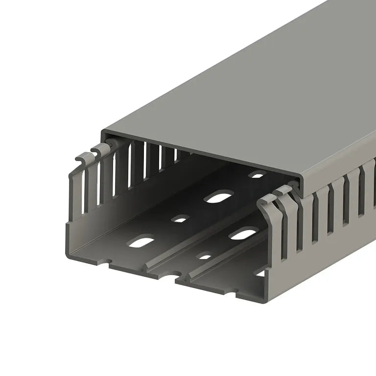 Kabelkanal PVC slitsad 80 x 40 mm