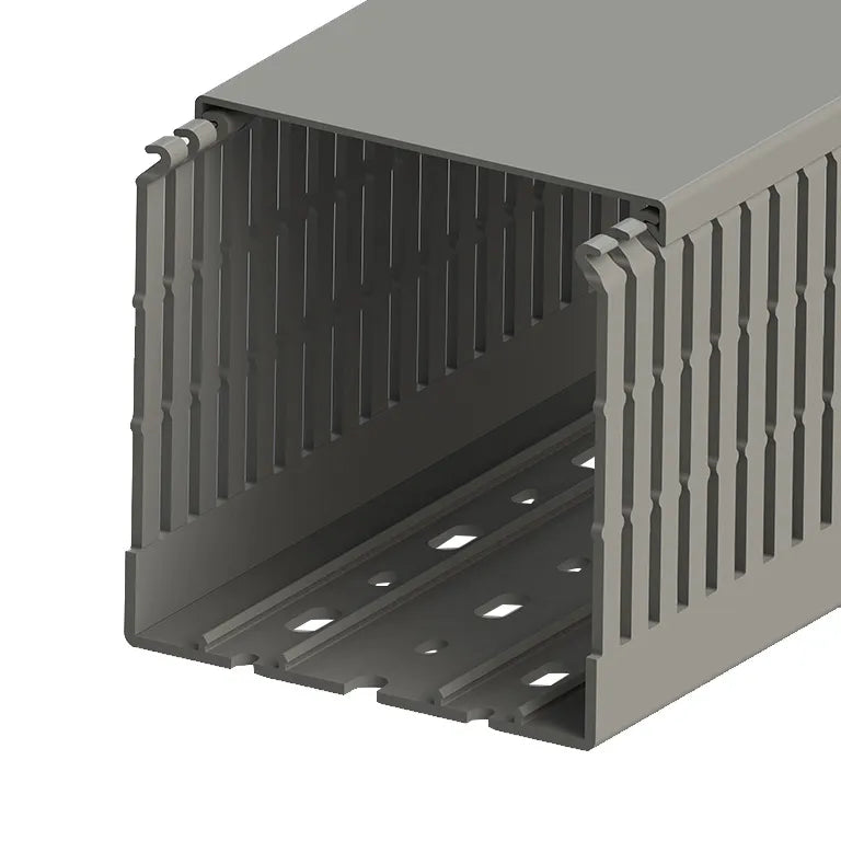 Kabelkanal PVC slitsad 100 x 100 mm